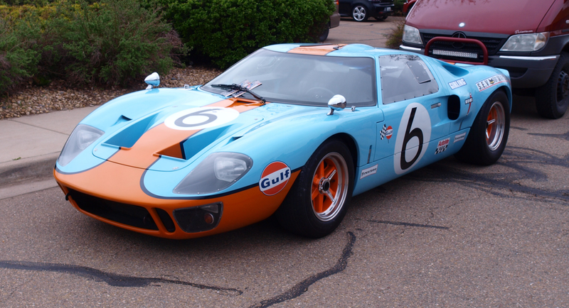 Ford GT40 Mk1 in Gulf Oil racing livery. Photo courtesy of Enginerrrrrrrrr